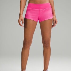 lululemon size 2 sonics pink speed ups